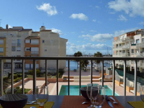 Cap d'Agde: Appt 2 pièces cabine, 6 couchages, proche plage, loggia, parking - FR-1-249-127